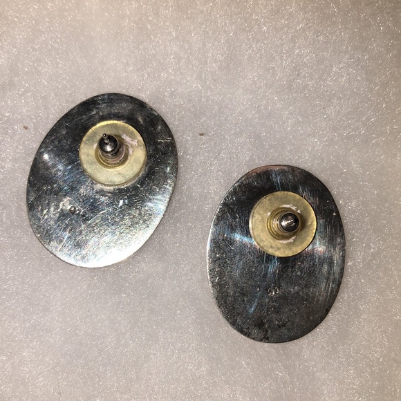 Vintage Rose Quartz Sterling Silver Earrings from the 1990’s! - Picture 5 of 15